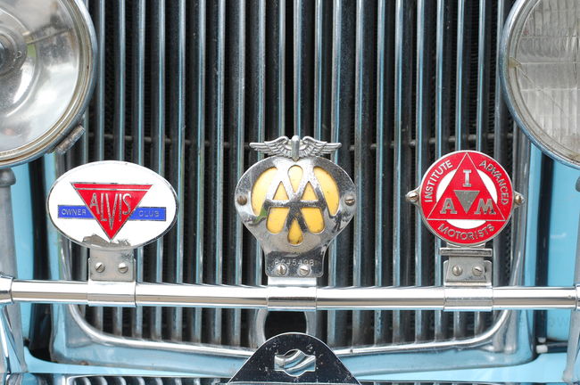 Alvis car badges