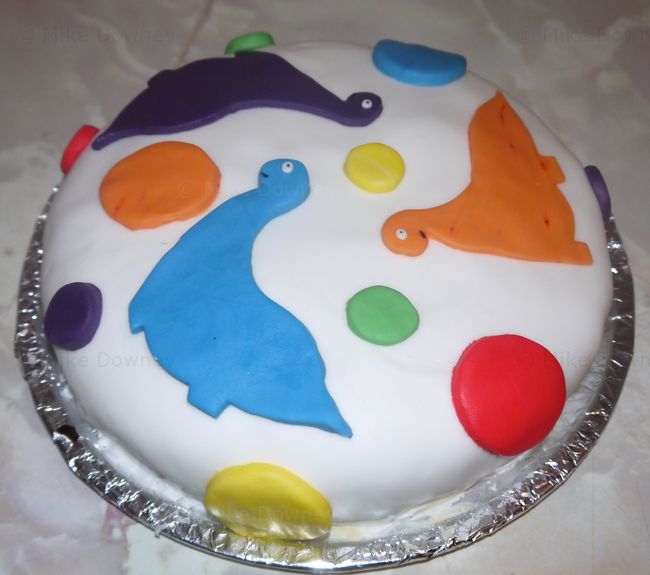 Spotty Dinosaur Cake