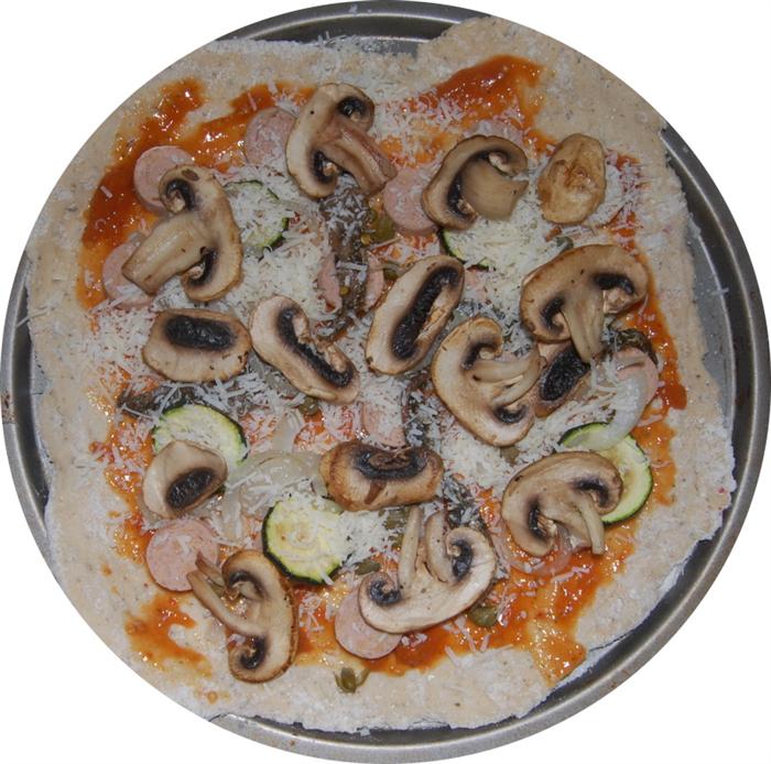 Finshed pizza