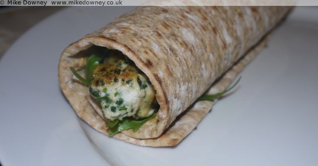 Turkey, spinach and goats cheese sausage