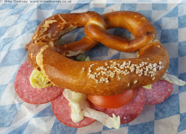 Salami Pretzel